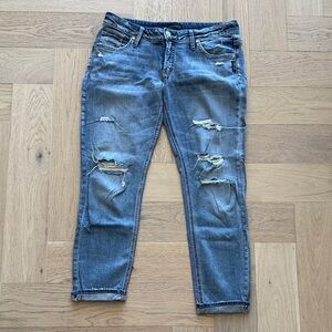 Silver Jeans Distressed Denim Jeans